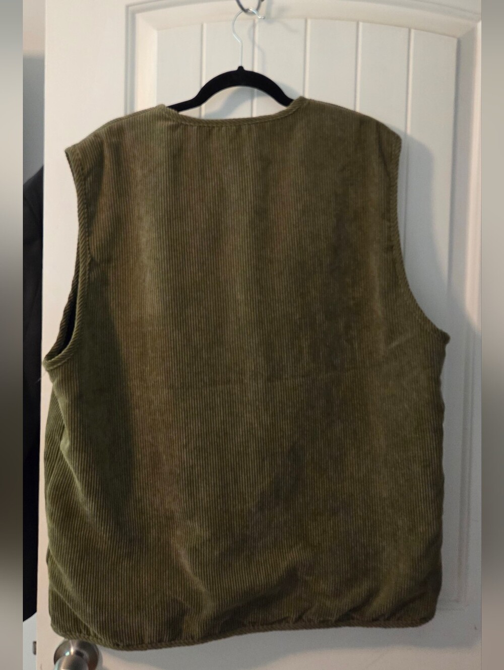 Olive Green Corduroy Vest